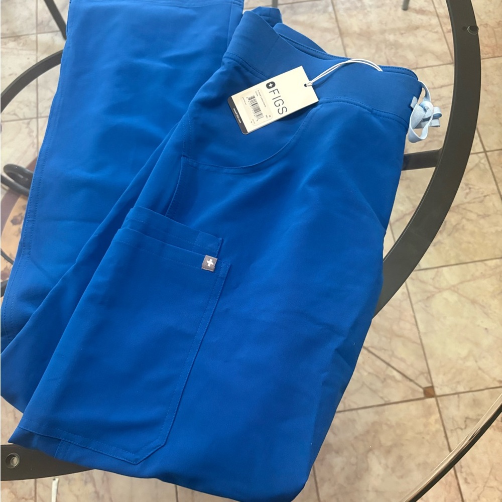 Figs Vibrant Blue  Kade Cargo Pants